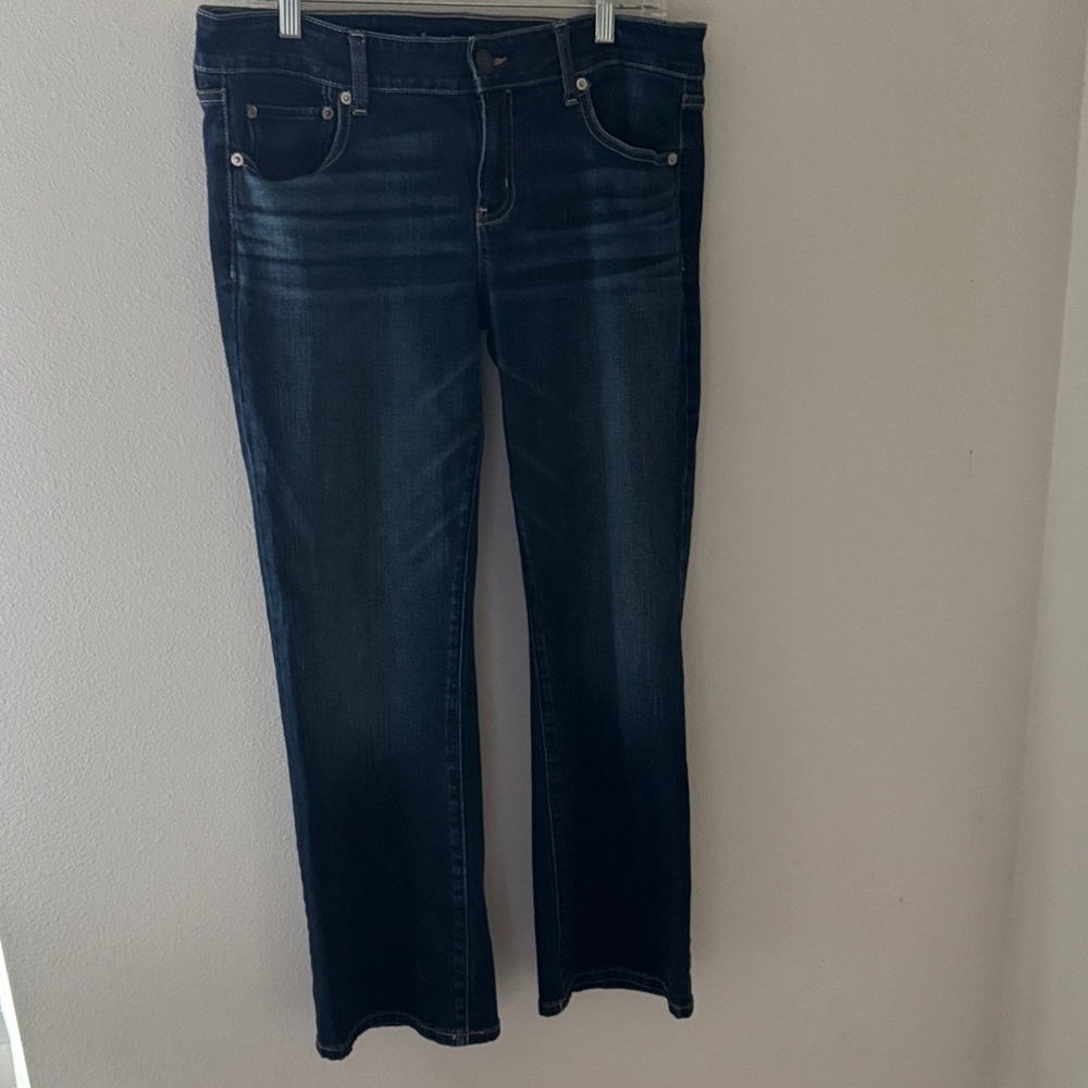 American Eagle Favorite Boyfriend mid rise jeans Sz 14‎ short